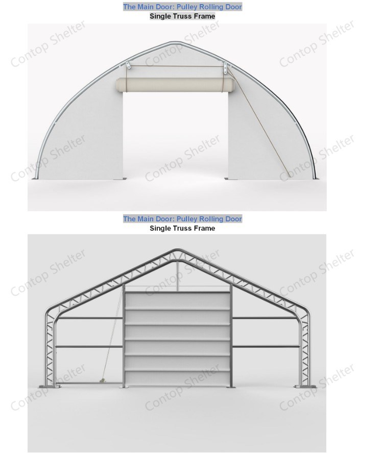 Large Military Tent Outdoor PVC Hall Garage Commercial Warehouse Tent
