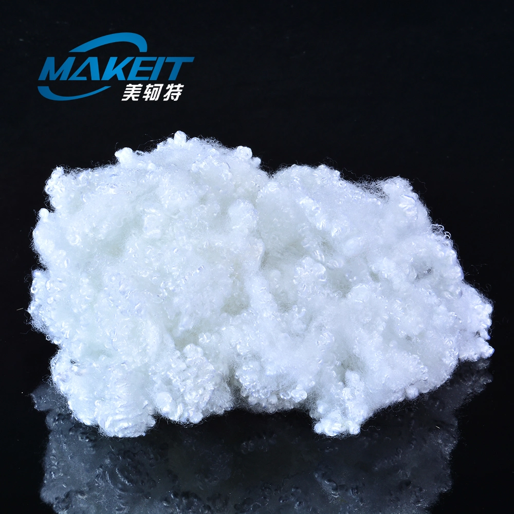 7D 32 Hollow Conjugated Siliconized Hcs Recycled Polyester Staple Fibre