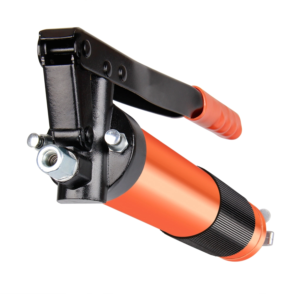 Auto Parts 600cc Orange Heavy Duty Double Pump Manual Grease Gun