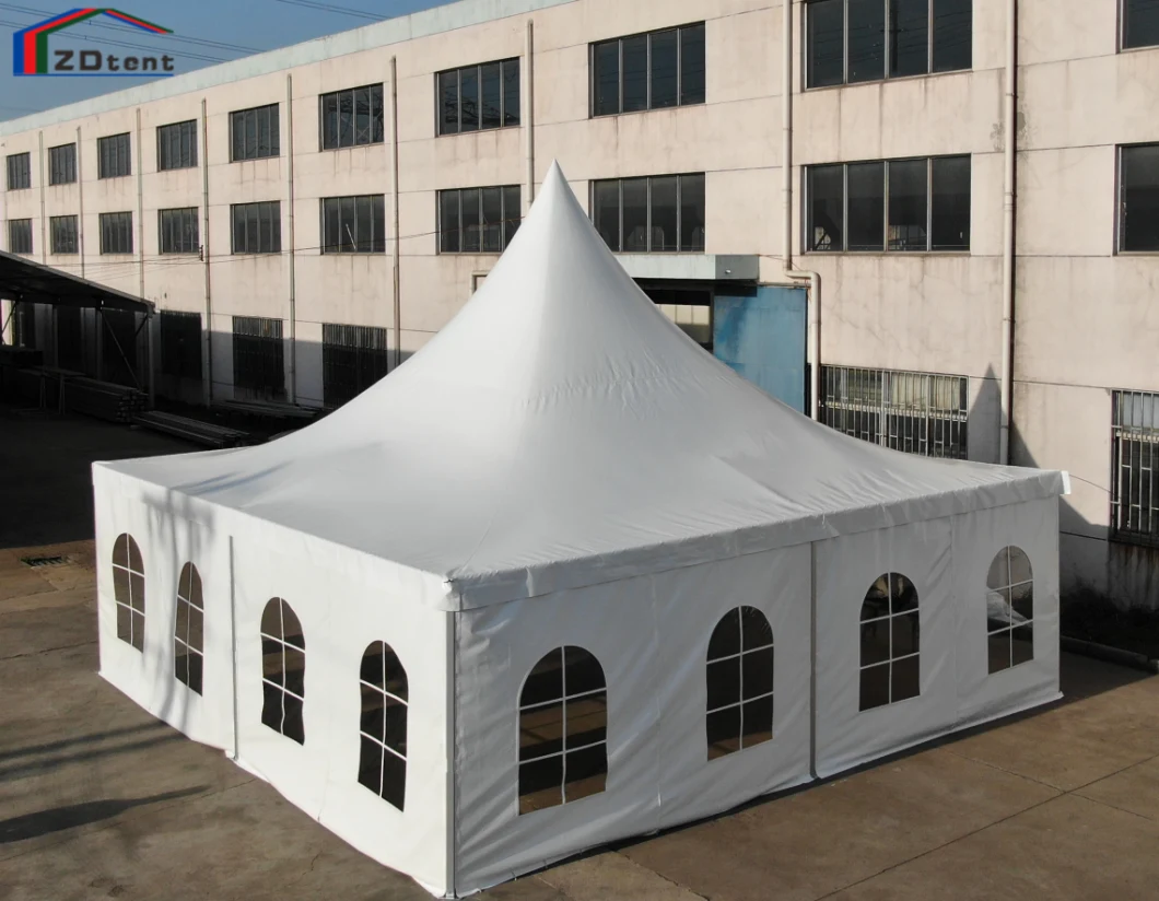 Outdoor Pagoda Tent Wedding Party Tent with Clear PVC Windows