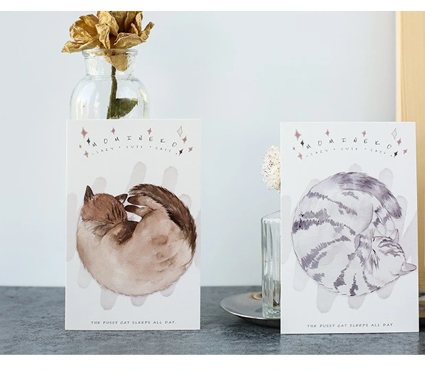 Cute Cat Design 30PCS Set Paper Greeting Gift Card
