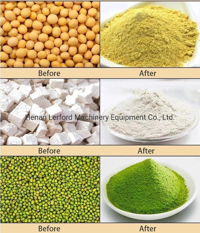 Commercial Fine Powder Grinder / Cereal Powder Grinder / Grain Maize Powder Milling Machine