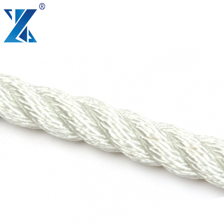 Polypropylene Tiger Rope 22mm 3 Strand PP Rope Polypropylene Monofilament /Multifilamet Fiber Rope