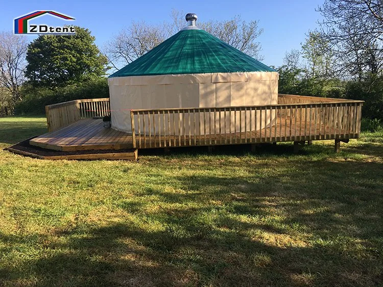 Long Life Span Mongolian Tent Bamboo Yurt Family Party Tent for Sale