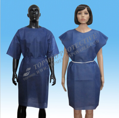 Hot! Nonwoven Disposable Hospital Pajamas, Patient Pajamas with Long Sleeves
