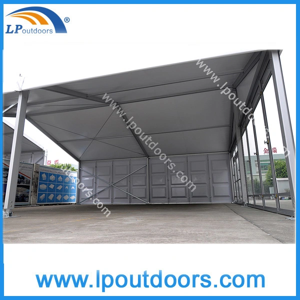 High Quality Aluminum Outdoor Warehouse Tent with Glass Wall and ABS Wall
