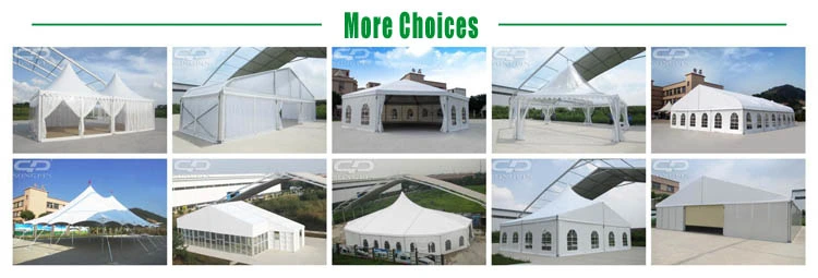 Small Aluminum Square Hotel Tent for Outdoor Camping Used
