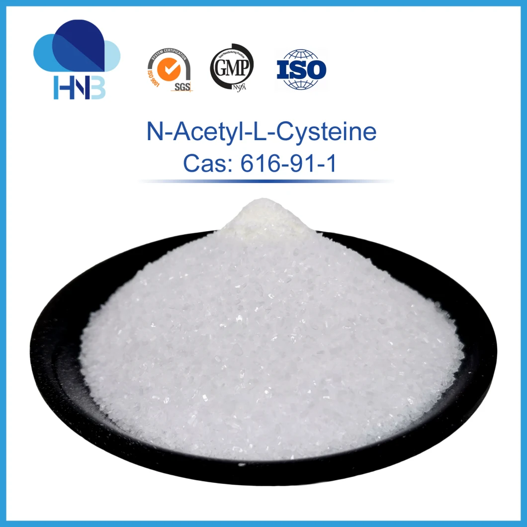 GMP Factory Pharma Acetyl Cysteine CAS 616-91-1 Strength Product 99% N-Acetyl-L-Cysteine