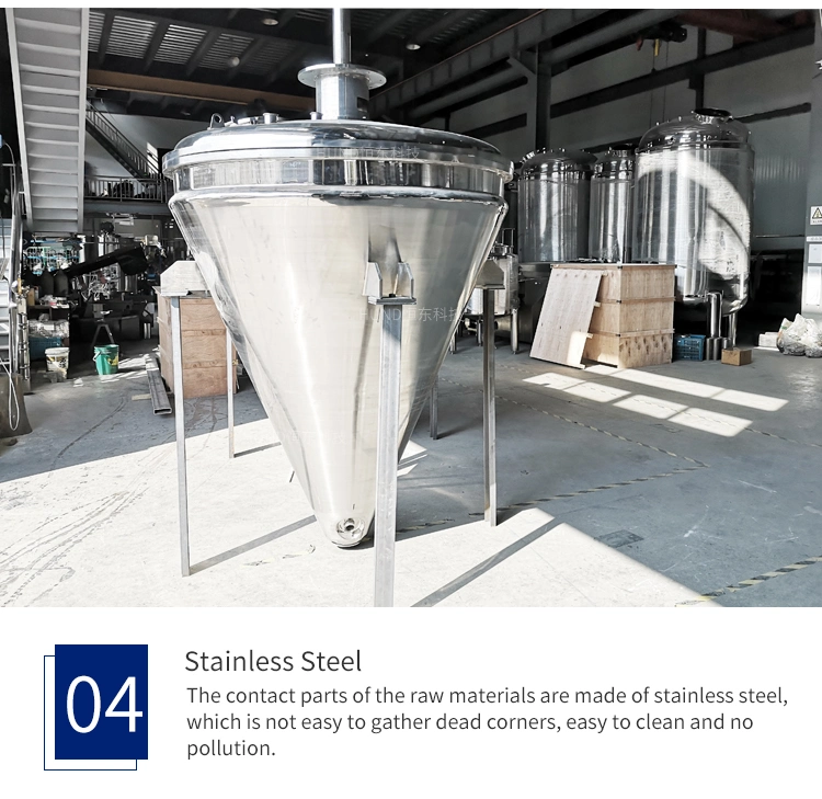 Stainless Steel Conical Powder Mixing Machine Chemical Particles Powder Mixer