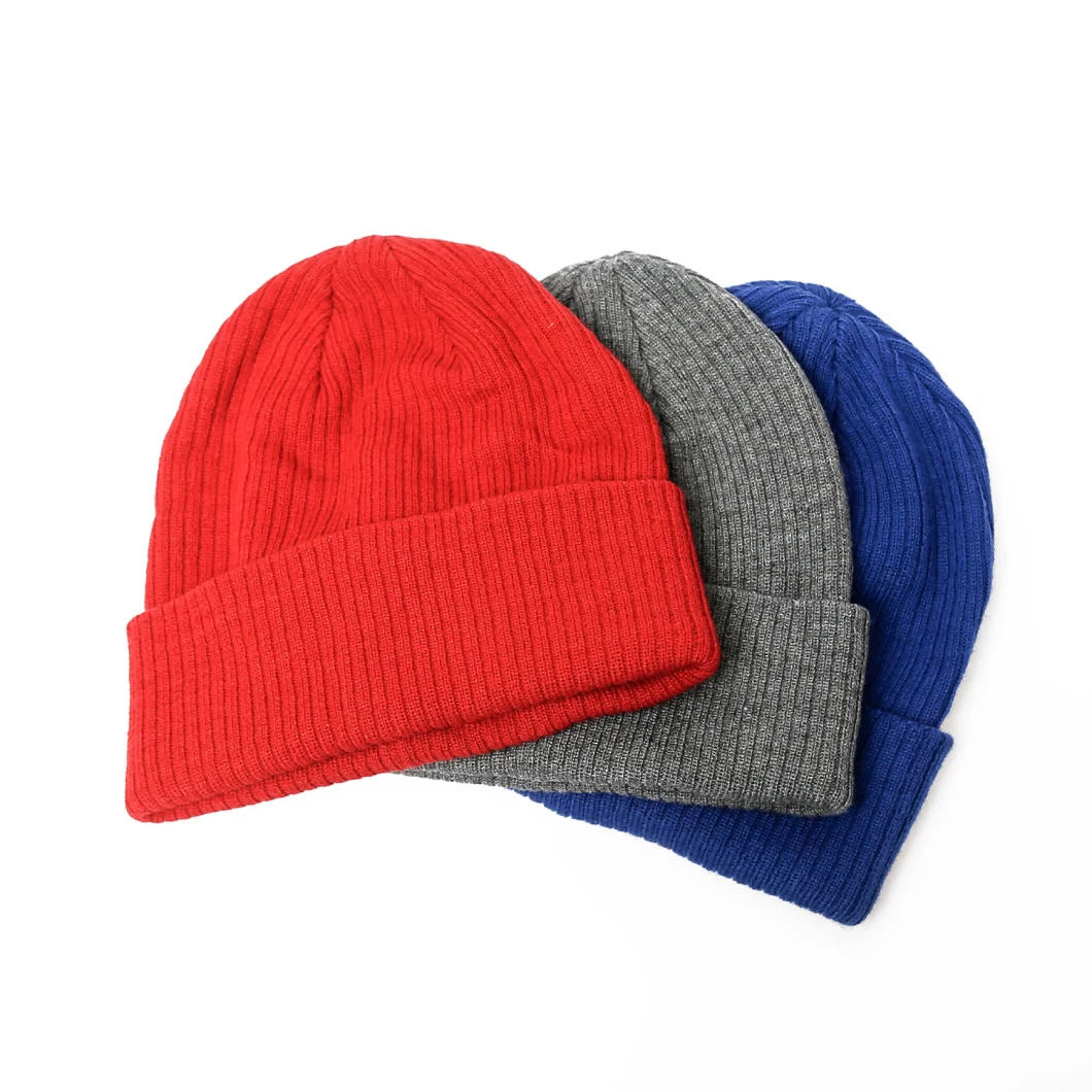Popular Winter Adult Knitted Acrylic Beanie