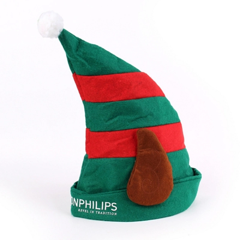 Christmas Elf Hat with Ears Accessory Xmas Elves Adult Hat