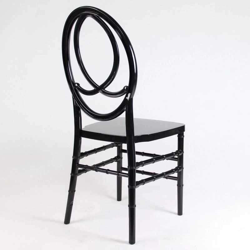 Black Acrylic Resin Chair Phoenix Wedding Chair for Event Rental