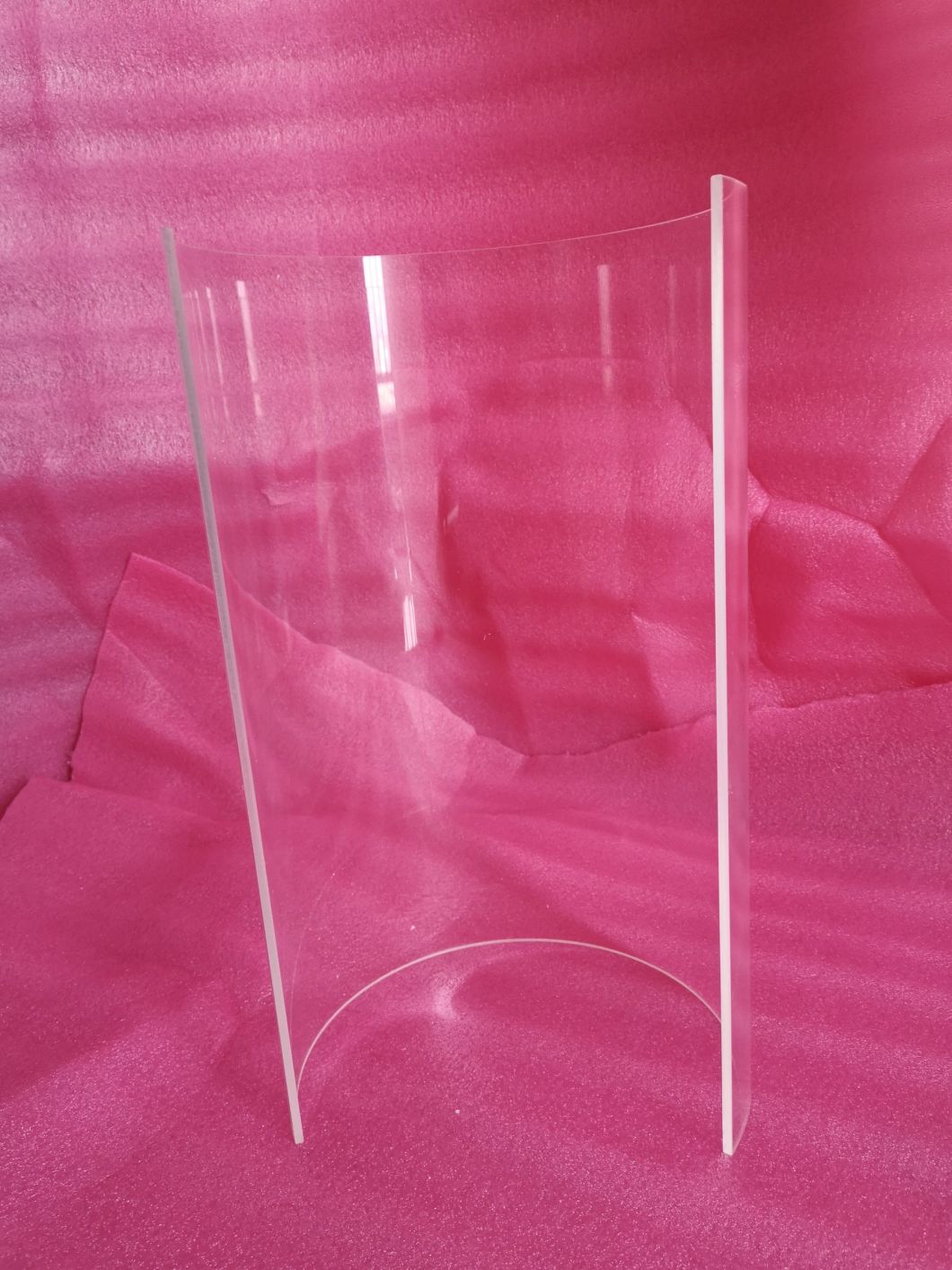 Clear Plexiglass Tube for Lamp Acrylic Cylinder Plexi Glass Tube Acrylic Clear Cylinder with Flange