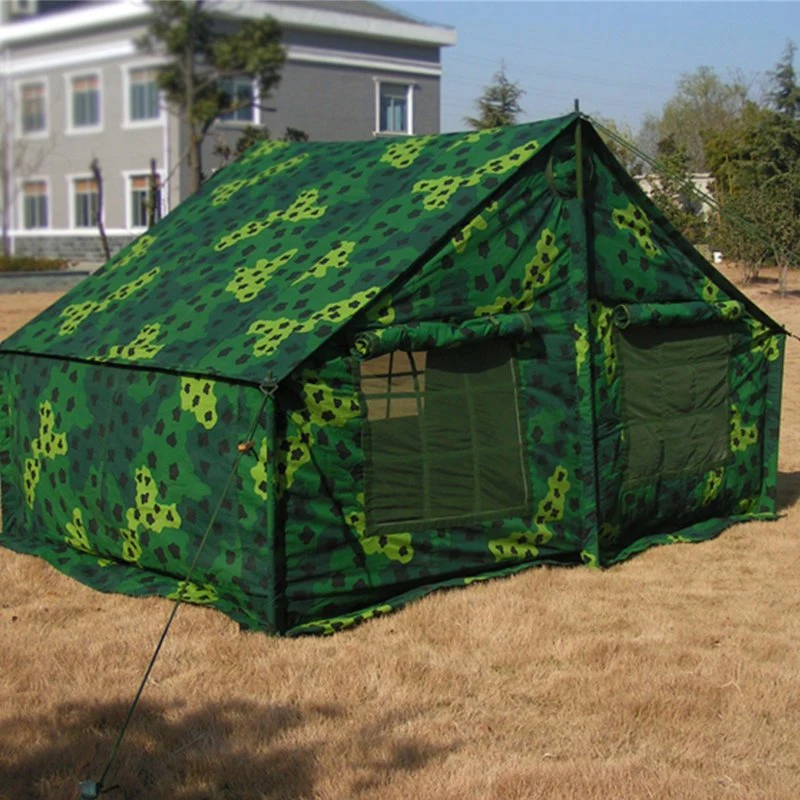 Portable Camo Canvas 5 Person Army Military Camping Tent