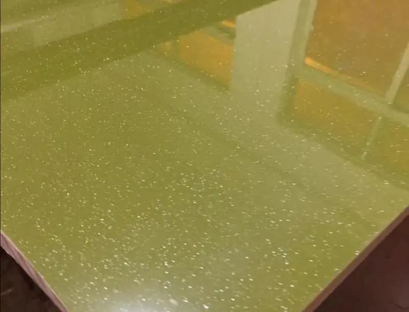 High Gloss UV Coated Acrylic Crystal Melamine Plywood for Kitchen Cabinet