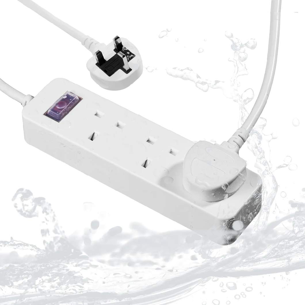 Cheap Waterproof UK Surge Protector Extension Lead