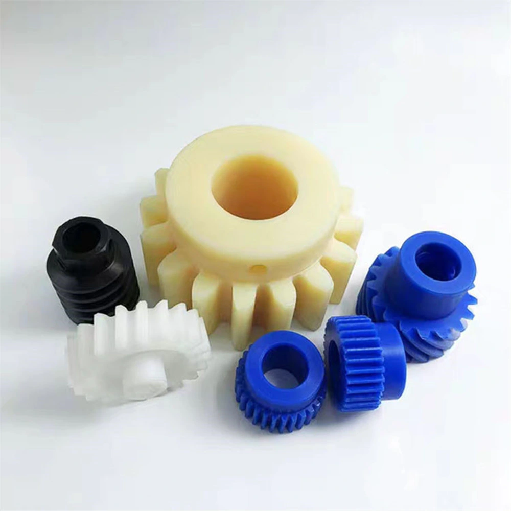 Custom Plastic/Nylon/POM/PTFE Helical Bevel Gear / Injection Mould Plastic Machine Part