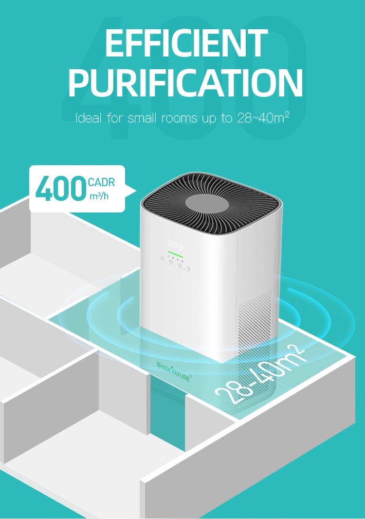 Wholesale Atmosphere HEPA UVC White Air Purifier with Water Aromatic