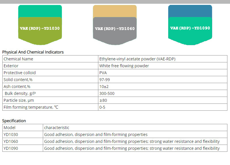 High Quality Adhesive Tile Vae Rdp Powder