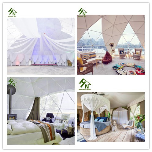 Luxury Glamping Sphere Tent Hotel Geodesic Tent Dome