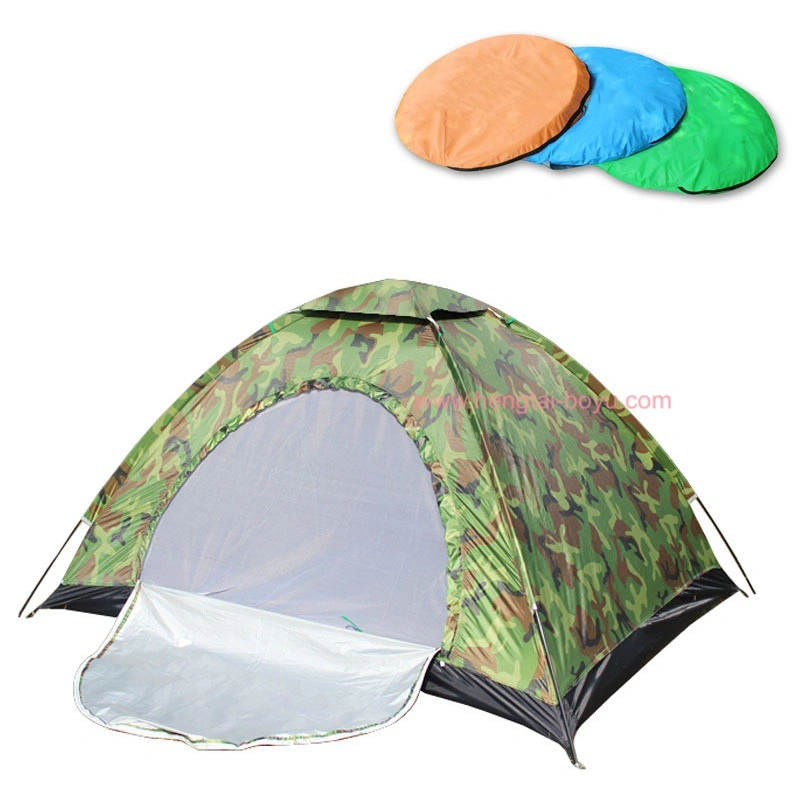 Lightweight Outdoor Backpacking Large Family Waterproof Automatic Tent Factory Direct Customizable Logo Large 3-4 Person