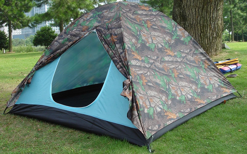 Bluebay Factory Wholesale 3-4 Person Waterproof Camouflage Outdoor Camping Tent