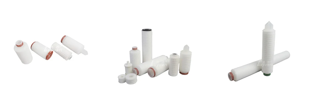 PTFE Filter Cartridge Water Filtration Filter Element PP Pleated Water Cartridge