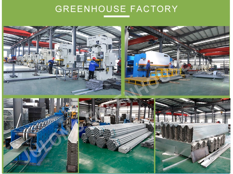 High Quality Heating Systems Agriculture Multi-Span Film Greenhouse