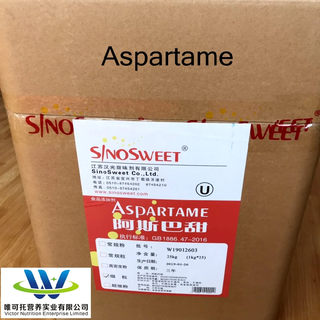 Sinosweet White Ultra Fine Food Sweetener Food Ingredients Aspartame