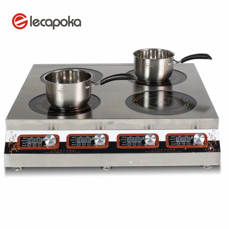 Industrial Heavy 220V 3500W 4 Burners Induction Stove Prtable Japan Electromagnetic Induction Cooktop
