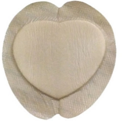 Silicone Foam Dressing Heart Shape Advanced Wound Dressing Surgical Silicone Foam Dressing