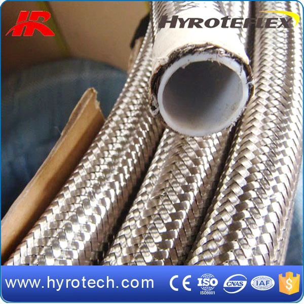 Smoothbore Stainless Steel Braid Hose/PTFE Teflon Flexible Hose/SAE100 R14
