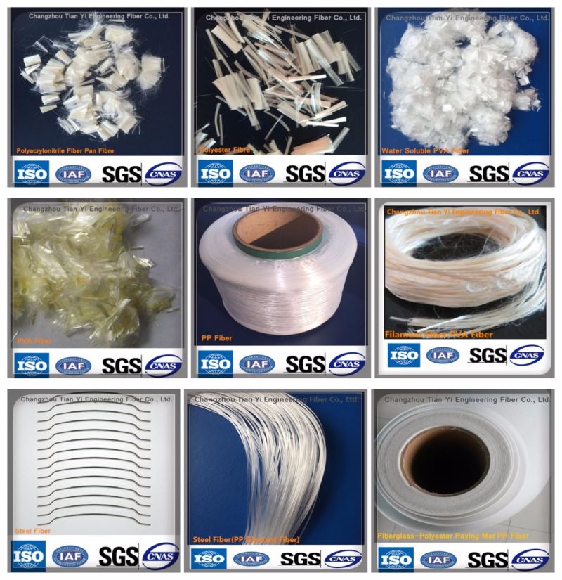 Anti-Crack Polypropylene Mesh Fiber for Concrete