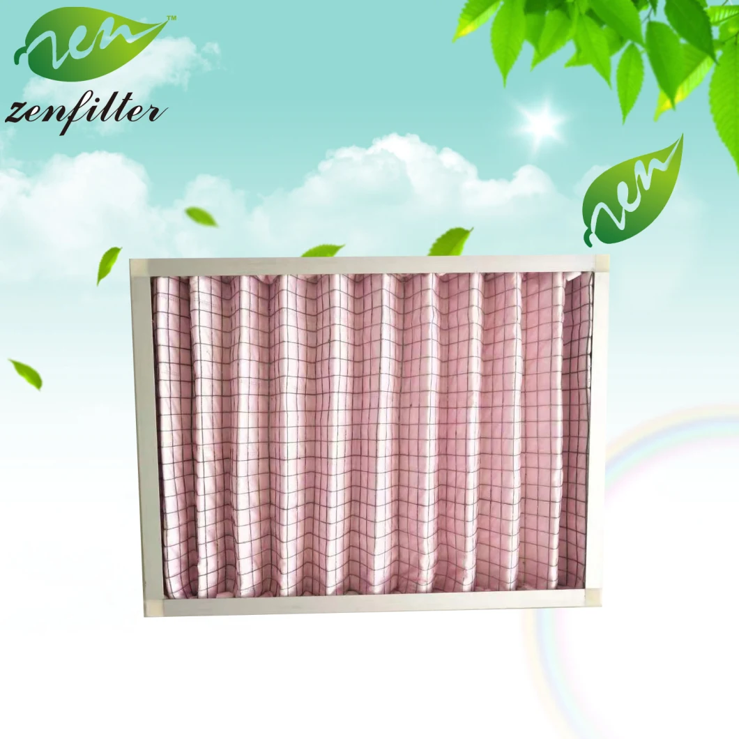Medium Efficiency Panel Air Filter for Industry Central Air Conditioning and Centralized Ventilation System Pre-Filtration