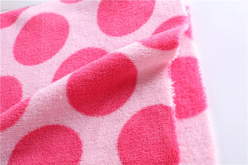 Factory Direct Sale 150d/288f Double-Sided Coral Fleece Printing, Bathrobe and Pajama Bedding Fabric