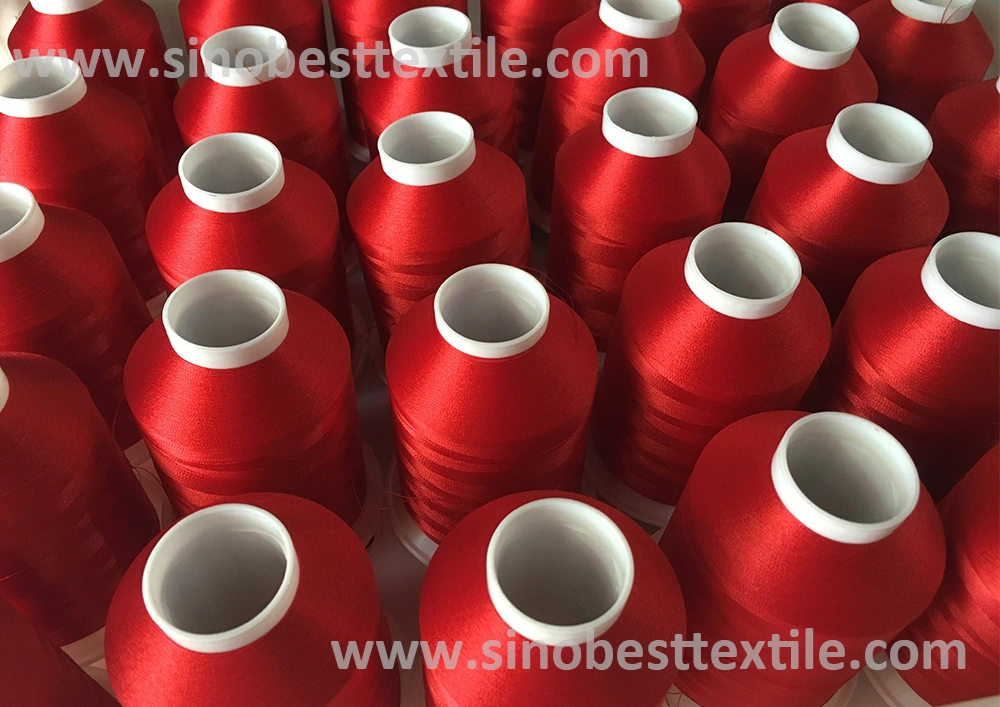 100% High Quality Rayon Embroidery Thread with Lubrication