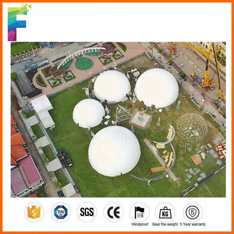 10m Outdoor Event Exhibition Tent Geodesic Dome Luxury Party Tent