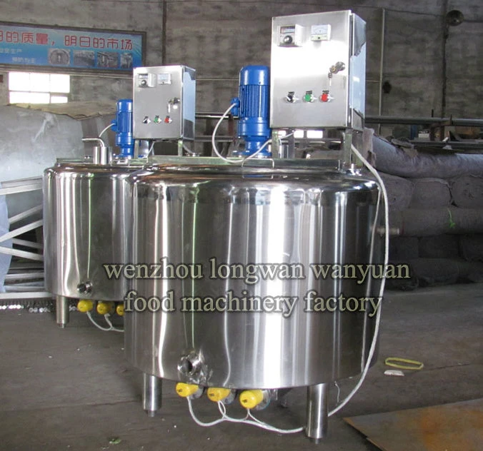 1000L Jacketed Cooling and Heating Tank with Steam Heating