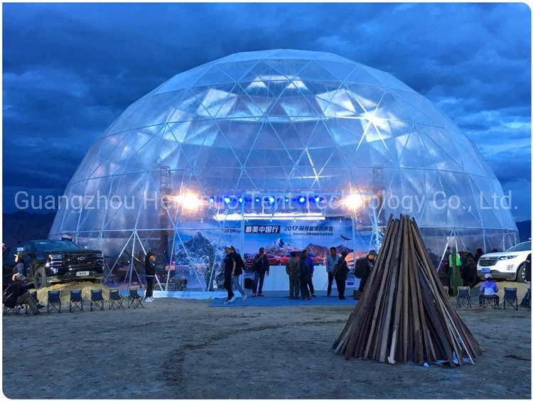 Outdoor Luxury Large Various 30m Diameter Transparent Event Dome Tents for Sale