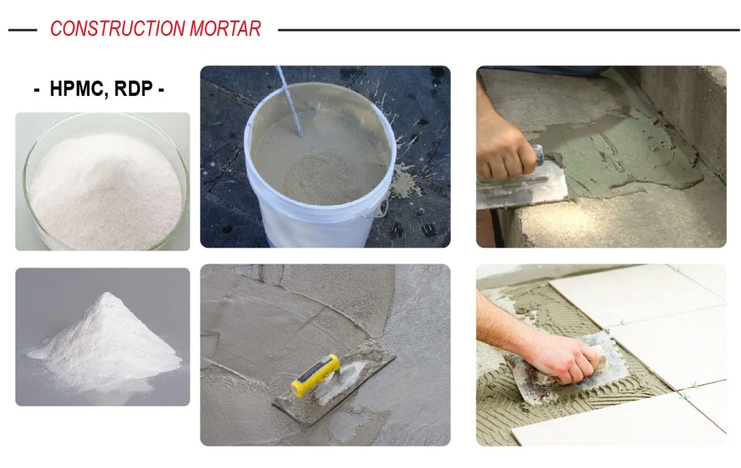 Cellulose Ethers Thickener HPMC in Construction Mortar Additive