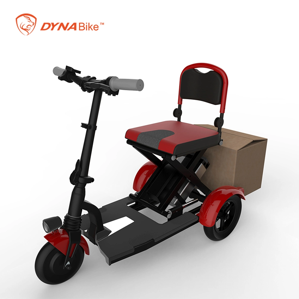 2020 New Design for Disabled Riding 10ah Lithium Battery Mobility Scooters Electric 3 Wheel