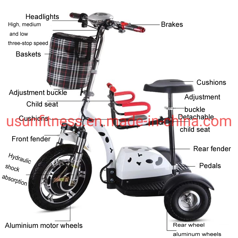 3 Wheels Mobility Adult Scooter Self-Balancing Electric Scooters
