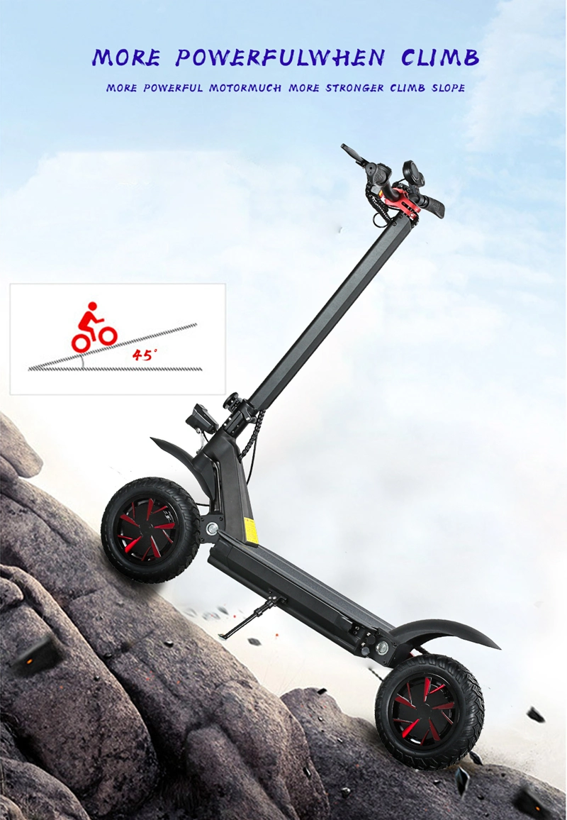 Electric Foldable Scooter 10inch Tire Powerful Electric Scooter Portable Mobility Fastest Electric Scooter