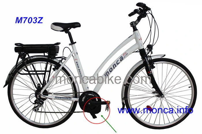 48V 500W Motor 8fun Brushless Mini E Bicycle E-Bike Electric Scooter Foldable Alloy Frame Rst