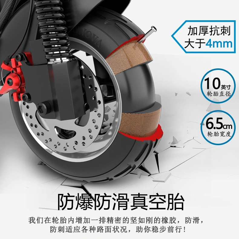 Lithium Battery Electric Scooter Adult Folding Mini Electric Scooter for Two-Wheeled Scooter 36V 48V Cheap Wholesale Hots Style Electric Bicycle