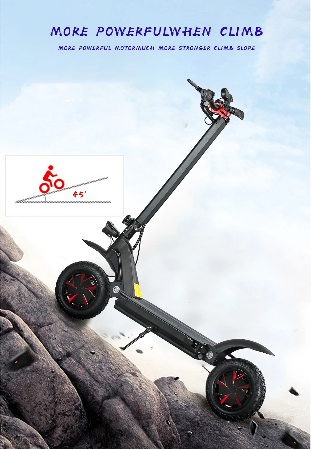 3600W 60V off-Road Powerful Electric Scooter for Adult