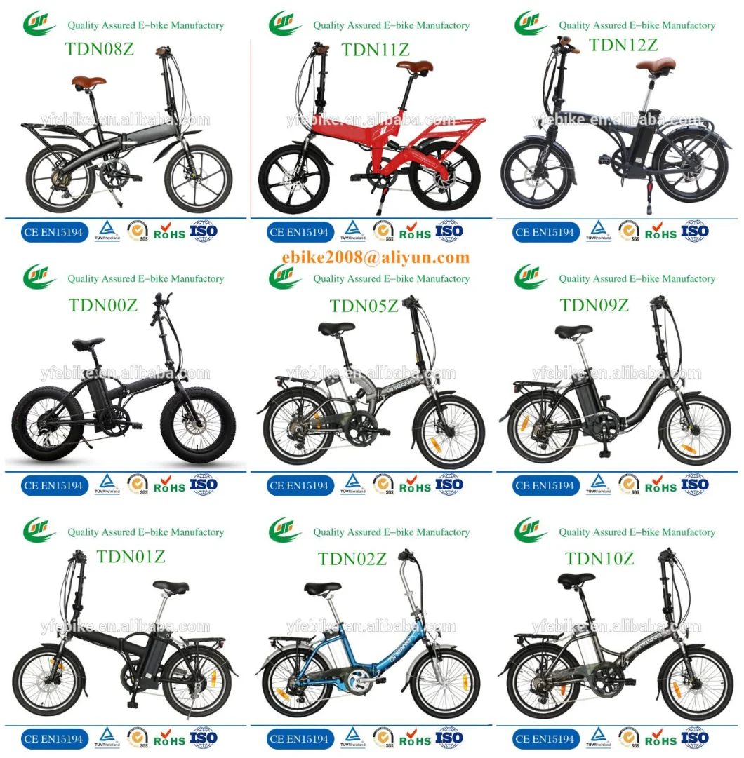 20inch Folding Electric Bike Foldable Bike 48V 500W Fat Tire Electric Bike 2018 Ebike