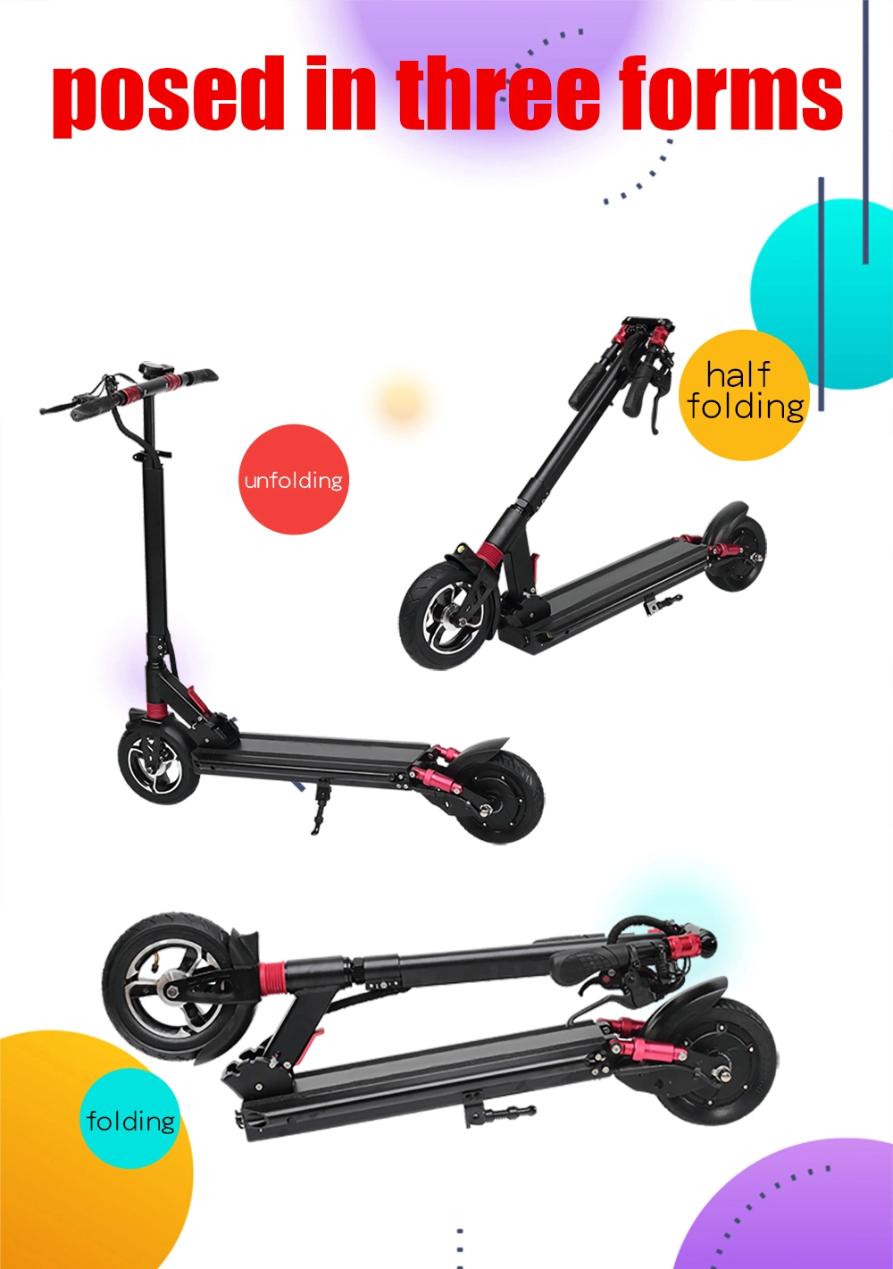 off Road Lithium Battery Foldable E Scooter Mobility Scooter Electric Mini Scooter Motorbike Scooter Electric Motorcycle
