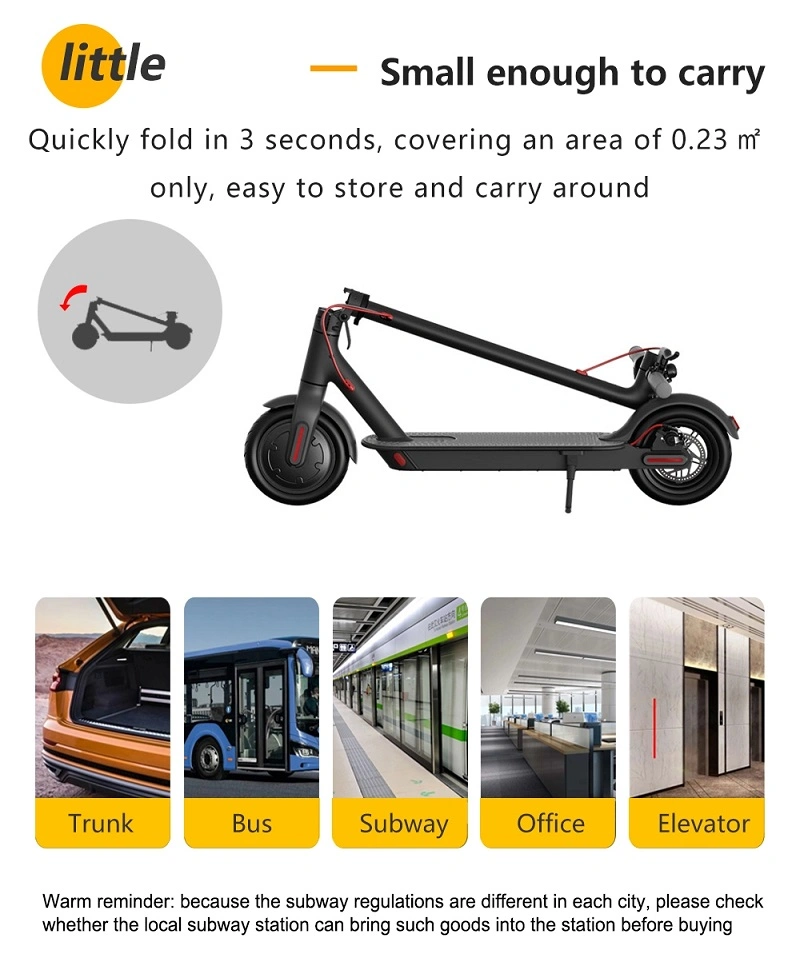 Powerful Electric Motorcycle 2021 Scooter 250W Motor Electric Mobility Scooters Folding EU Stock