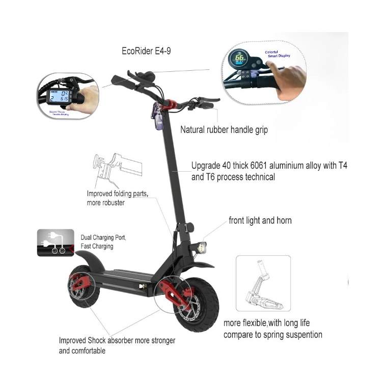 Ecorider 3600W Electric Scooter for Sale